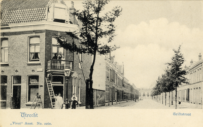 413 Gezicht in de Griftstraat te Utrecht.